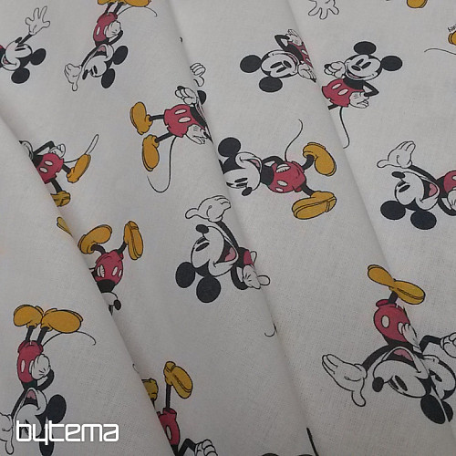 Tissu en coton MICKEY MOUSE
