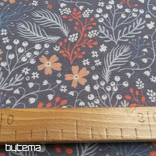 Tissu décoratif BESA fleurs