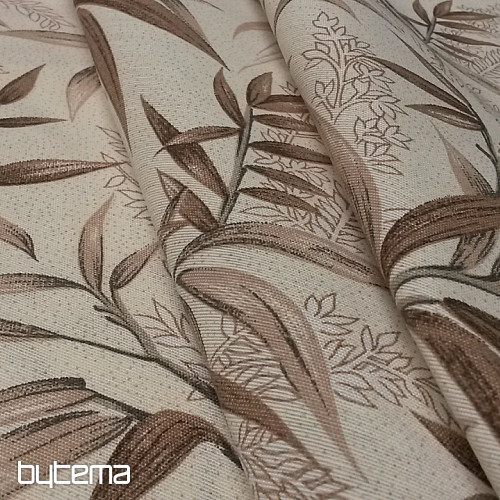 Tissu déco BAMBOU marron
