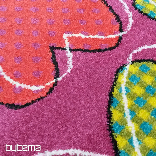 Tapis pièce enfant PLAY coeur