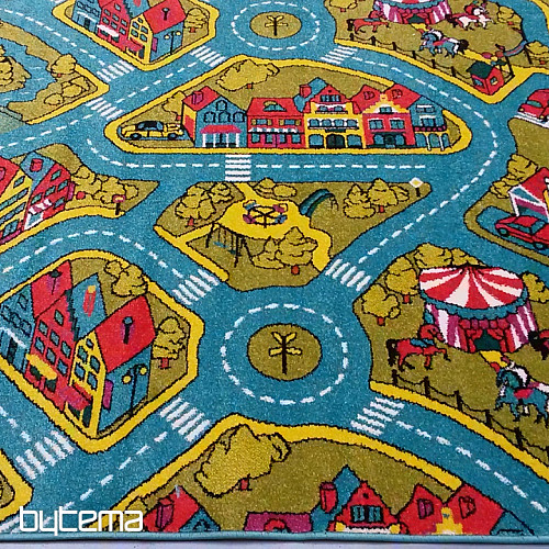Tapis pièce enfant PLAY route