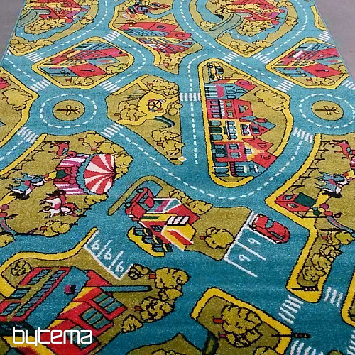 Tapis pièce enfant PLAY route