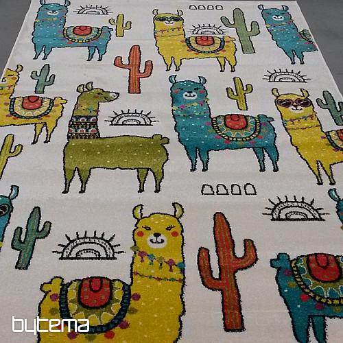 Tapis enfant jouer au lama
