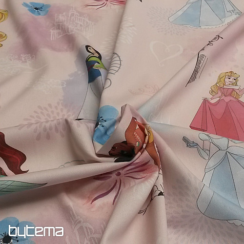 Tissu déco enfant PRINCESSES grand