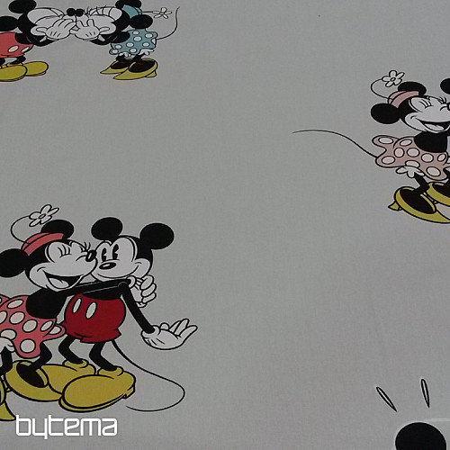 Tissu déco enfant LOVE MINNIE