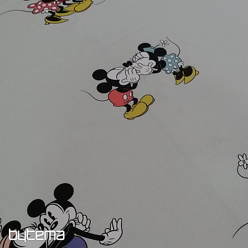 Tissu déco enfant LOVE MINNIE