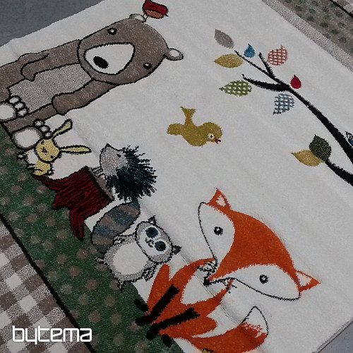 Tapis enfant ANIMAUX DE LA FORÊT