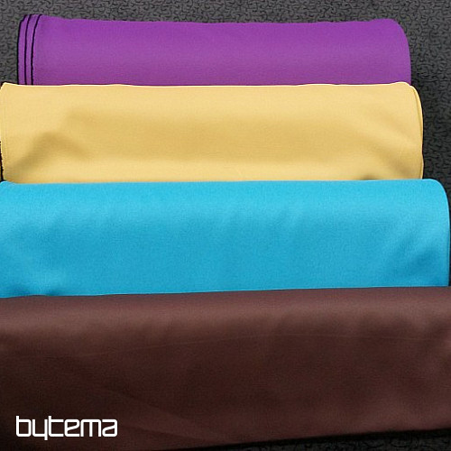 Tissu décoratif BLACKOUT pour rideaux turquoise