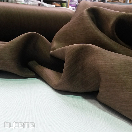 Tissu déco BLACK OUT reflets marron