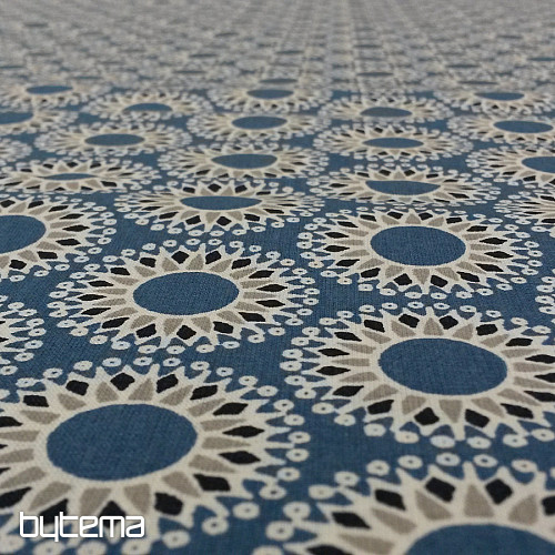 Tissu coton MALAWA bleu