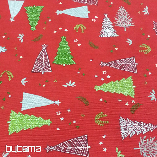 Tissu de décoration de Noël ARBRES