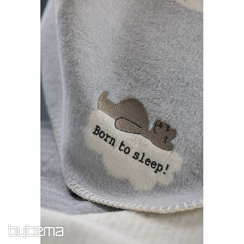 Couverture en coton pour enfants DF Born to sleep