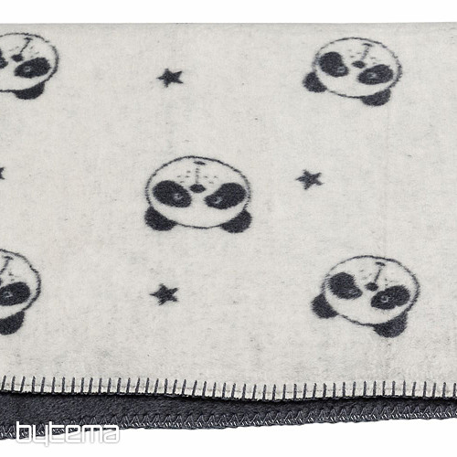 Couverture enfant en coton DF PANDA 100x150