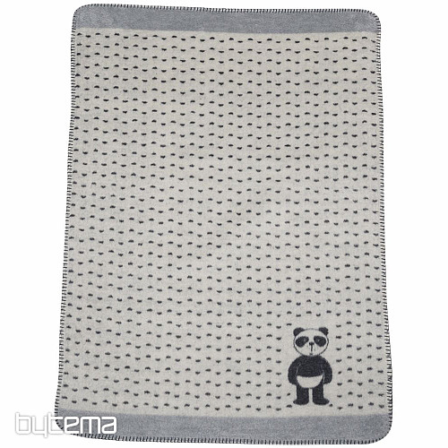 Couverture enfant en coton DF PANDA pour le berceau
