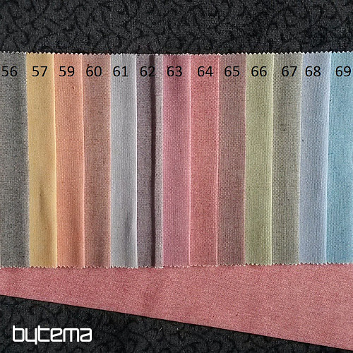 Tissu déco PASTEL terre cuite 60