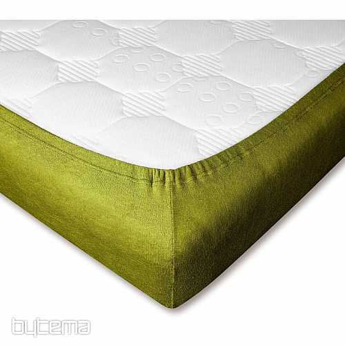 Drap éponge couleur olive
