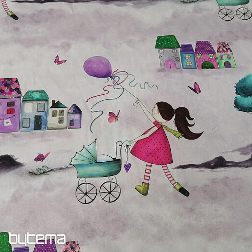 Tissu décoratif pour enfants BAMBINA