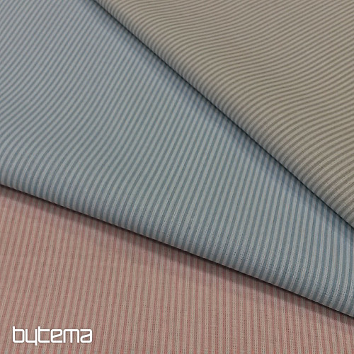 Tissu coton BABY STRIPE bleu