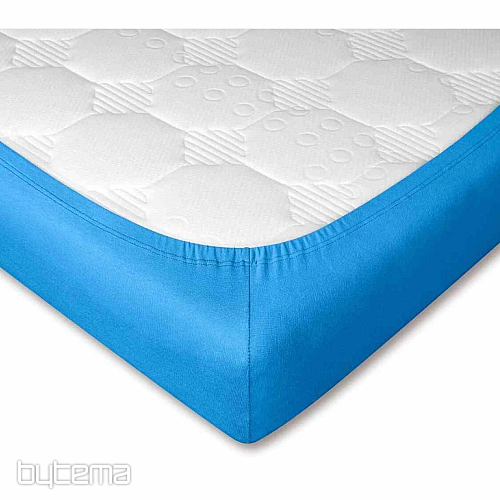 Drap de lit en jersey couleur DENIM