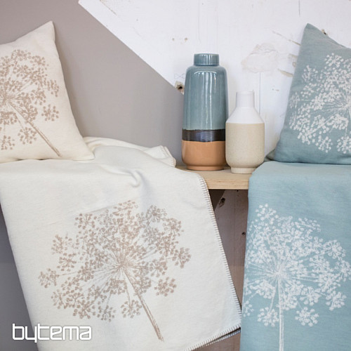 Couverture en coton DF JADE beige 150x200 cm
