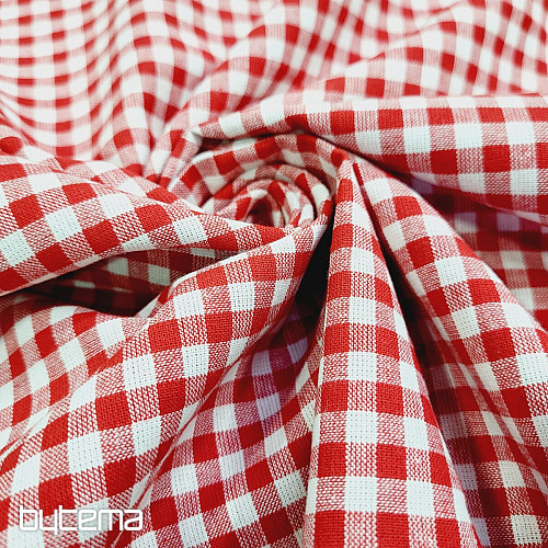 Tissu décoratif KANAFAS rouge 0,5x0,5 cm