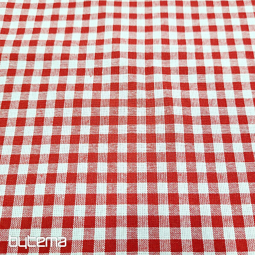 Tissu décoratif KANAFAS rouge 0,5x0,5 cm