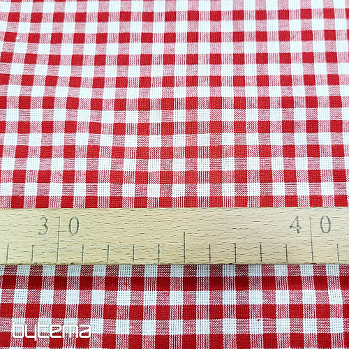 Tissu décoratif KANAFAS rouge 0,5x0,5 cm