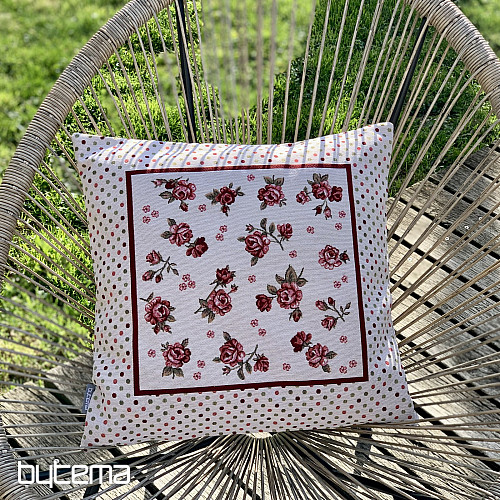 Housse de coussin tapisserie ROSES