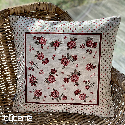 Housse de coussin tapisserie ROSES