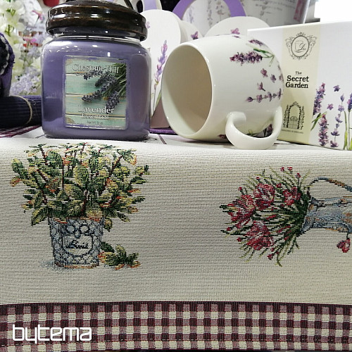 Tissu à tapisserie FLEURS DE PROVENCE