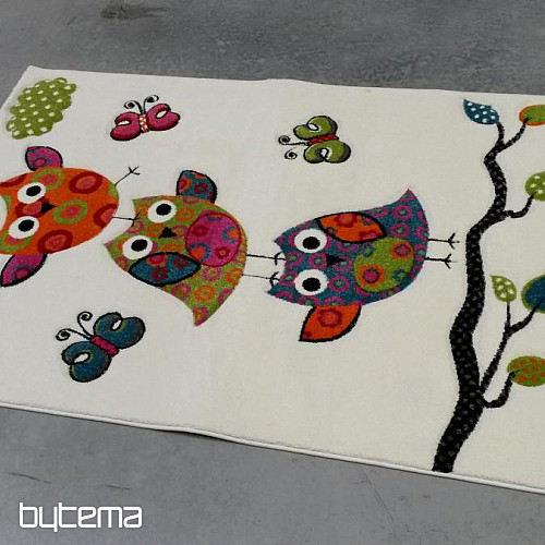 Tapis pièce enfant CHOUETTE et CHOUETTE ! Dernières pièces !