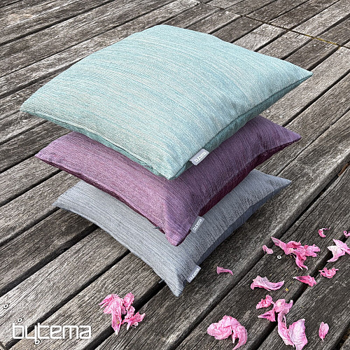 OREILLER CHENILLE ELIA turquoise