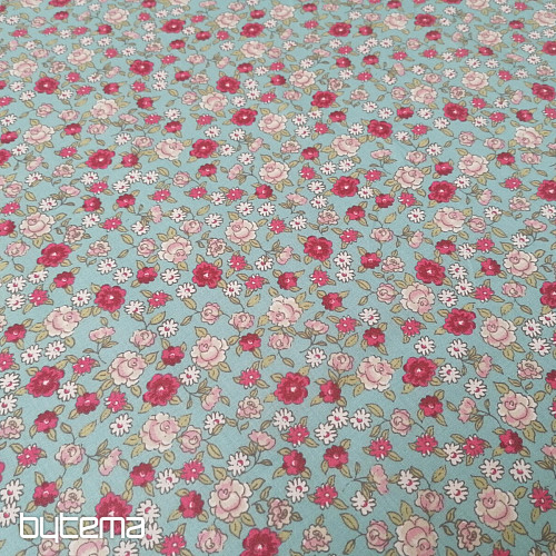 Tissu déco SARINA turquoise