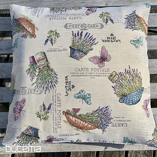 Housse de coussin tapisserie JARDIN 2