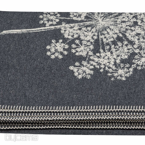 Couverture en coton DF JADE ANTHRACITE