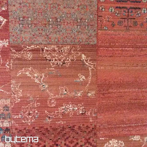 Tapis de luxe en laine ROYAL PATCHWORK rouge