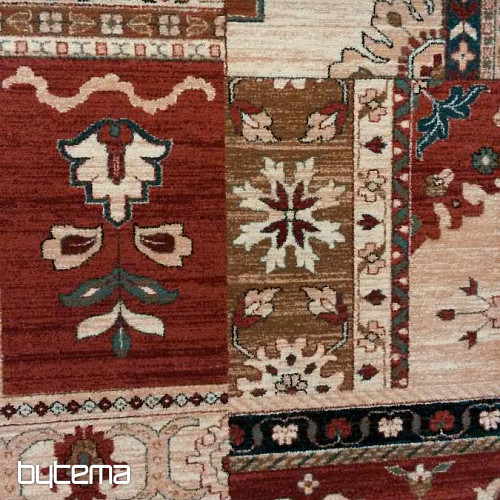 Tapis luxueux en laine ROYAL PATCHWORK multi crème