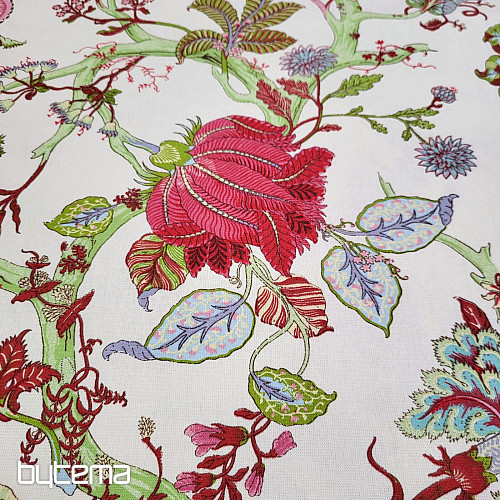 Tissu déco CEYLAN coloré