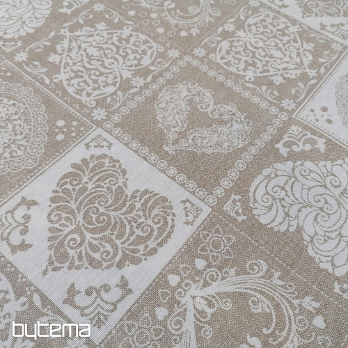 Tissu décoratif AMORE BLANCO