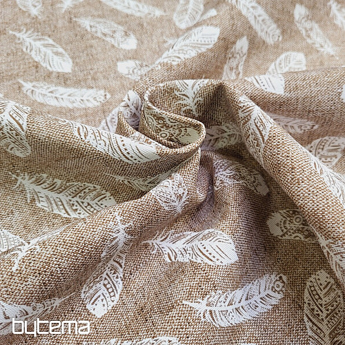 Tissu décoratif ART PLUME