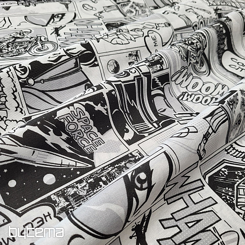 Tissu décoratif KOMIKS ESPACE