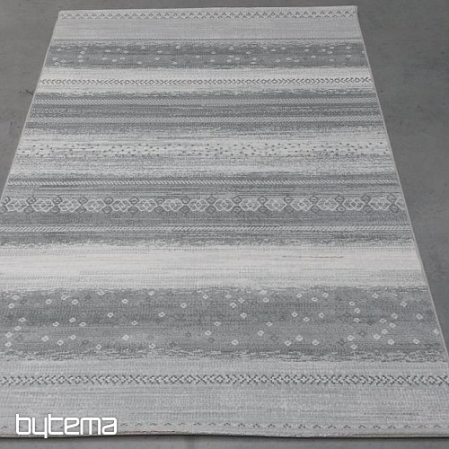 tapis moderne FONT gris vert