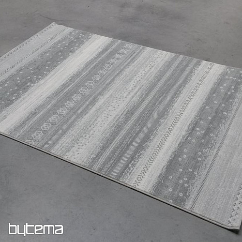 tapis moderne FONT gris vert