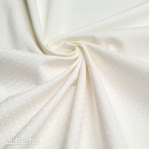 Tissu de décoration en coton PISANI à pois