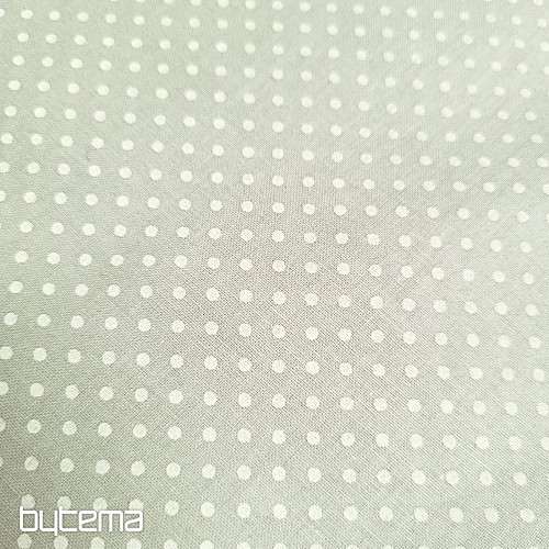 Tissu de décoration en coton PISANI à pois