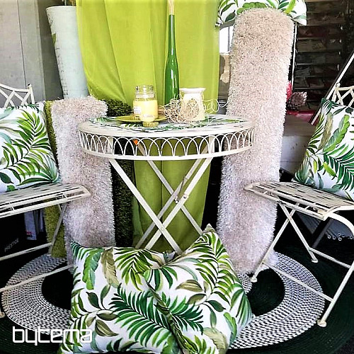 Tissu déco FENIX vert