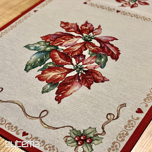Nappe Gobelin Rose de Noël