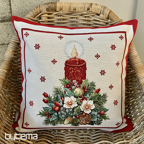 Housse de tapisserie de Noël BOUGIE DE NOËL