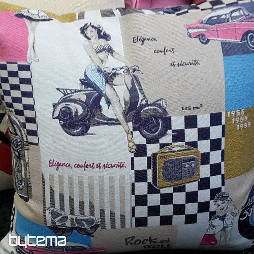 Coussin décoratif SKUTRY RETRO design