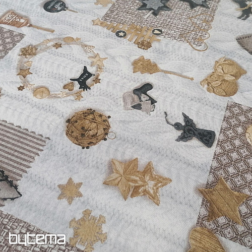 Tissu déco NEVADA gris